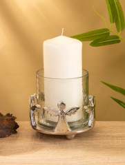 Подсвечник со стеклом «Ангелочки» - Фото 1