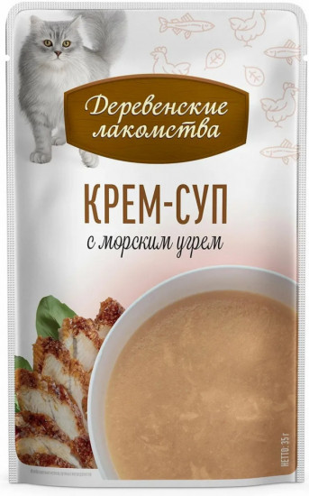 Крем-суп для кошек «Морской угорь»