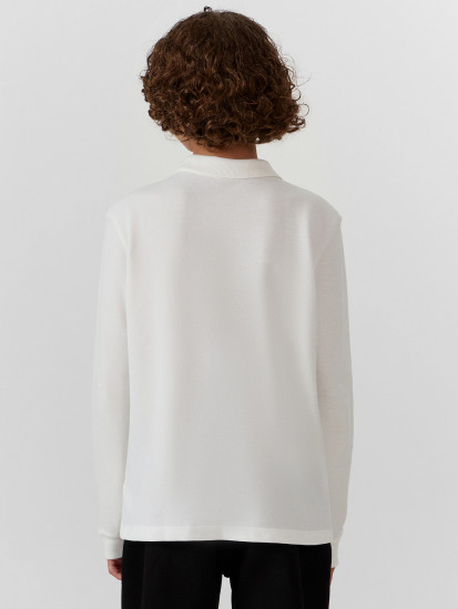 Лонгслив-поло для мальчиков