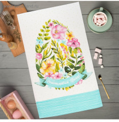 Полотенце пасхальное «Счастливая пасха» - Фото 2