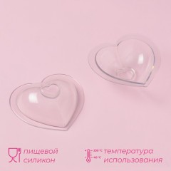 Набор молдов для заливки 3D «Сердца» - Фото 1