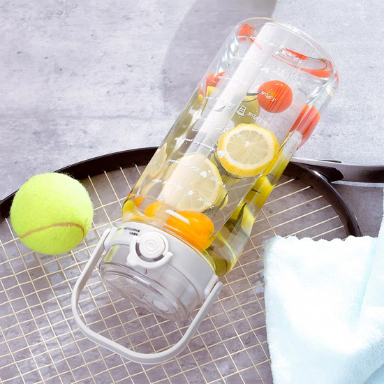 Бутылка для воды с трубочкой