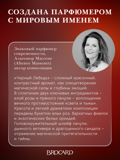 Парфюмированная вода «Черный лебедь»