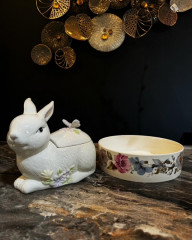 Емкость для хранения крольчиха с бабочкой - Фото 2