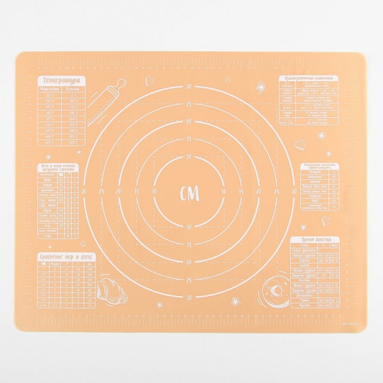 Коврик для выпечки «Сладкая булочка»