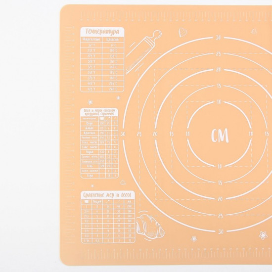 Коврик для выпечки «Сладкая булочка»