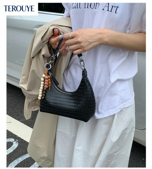 Сумка плетеная женская