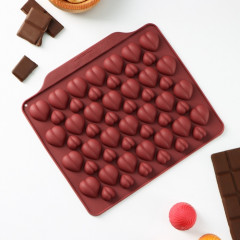 Форма для шоколада «Море сердец» - Фото 1