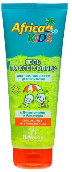 Гель после солнца детский