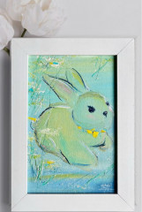 Картина-миниатюра маслом в раме «Весна внутри» - Фото 2