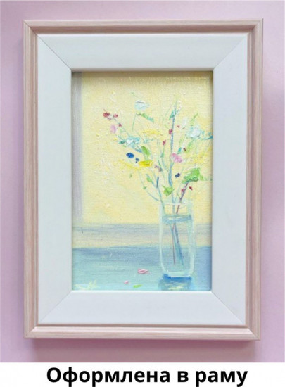 Мини-картина маслом «Прозрачность дня»