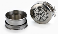 Фляжка со складной стопкой в чехле «Лев» - Фото 6