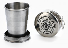 Фляжка со складной стопкой в чехле «Лев» - Фото 7