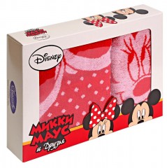 Комплект полотенец махровых пестротканых "Miss Minnie" (Cleanelly, 50х90 и 70х130) - Фото 1