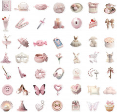 Стикеры и наклейки розовая эстетика - Фото 2