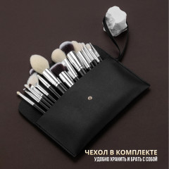 Набор кистей из натурального ворса «Black 15» - Фото 7
