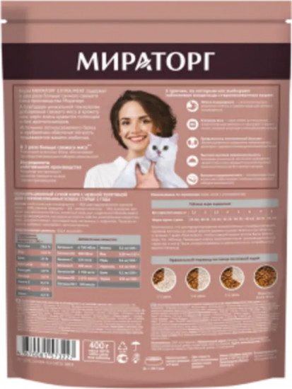 Сухой корм для стерилизованных кошек с телятиной