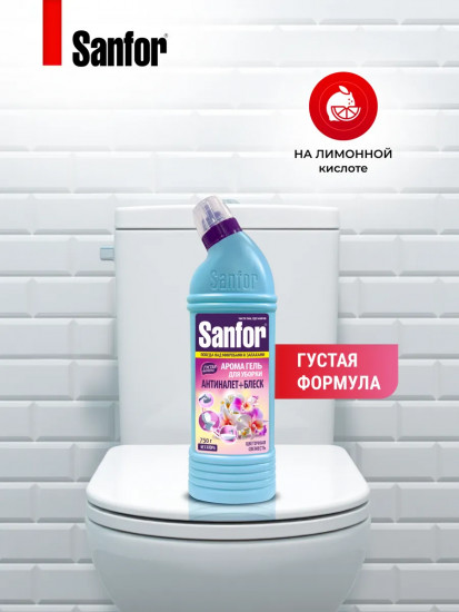 Гель для чистки сантехники «Цветочная свежесть»
