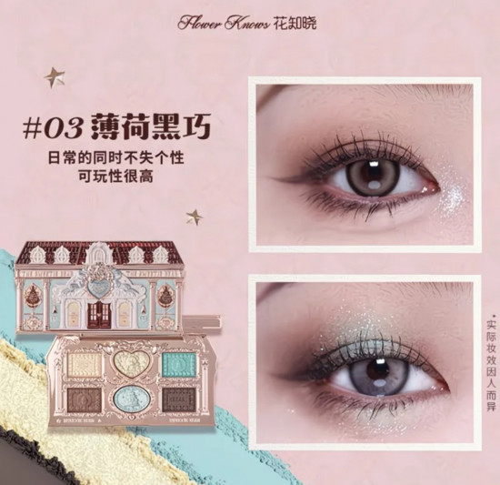 Тени прессованные «The Sweetie Bear», оттенок 03 Mint Chocolate