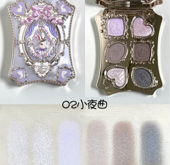 Тени для век «Flower knows Bunny Garden», оттенок 02