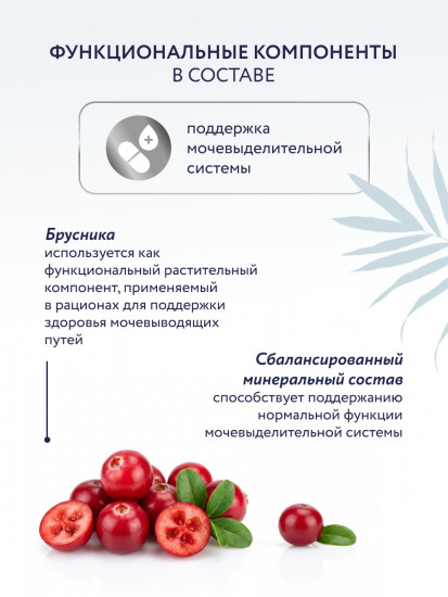 Корм для взрослых кошек для растворения струвитных уролитов и профилактики их рецидива «Urinary struvite»