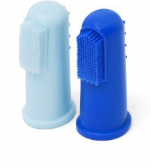 Комплект зубных щеток для собак и кошек на палец «Смайл» - Фото 1