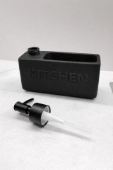 Дозатор для моющего средства на кухню с губкой - Фото 3