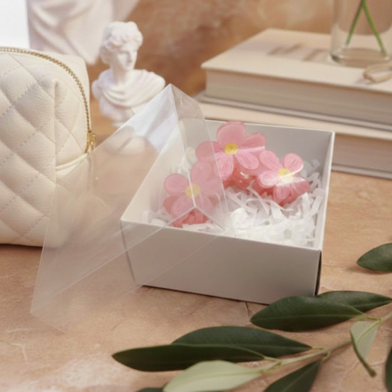 Заколка-краб для волос «Летние цветы»