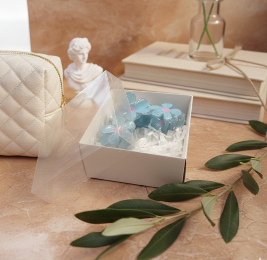 Заколка-краб для волос «Летние цветы»