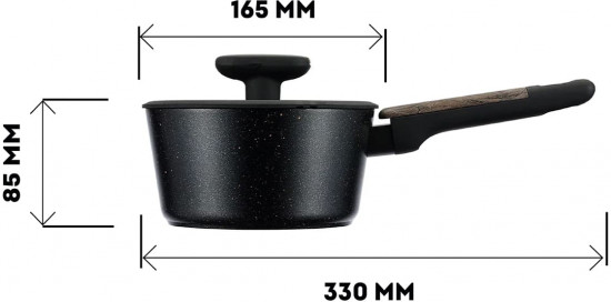 Ковш со стеклянной крышкой «Albero»