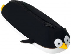 Силиконовый пенал в виде пингвина - Фото 2
