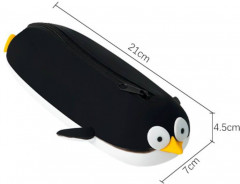 Силиконовый пенал в виде пингвина - Фото 4