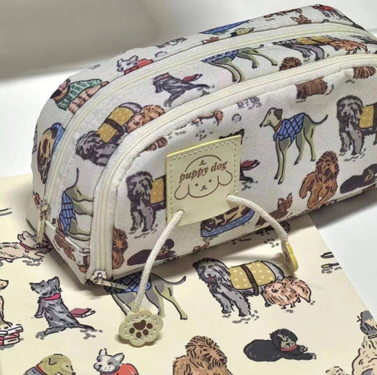 Пенал школьный с собачкам