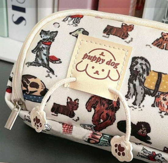 Пенал школьный с собачкам