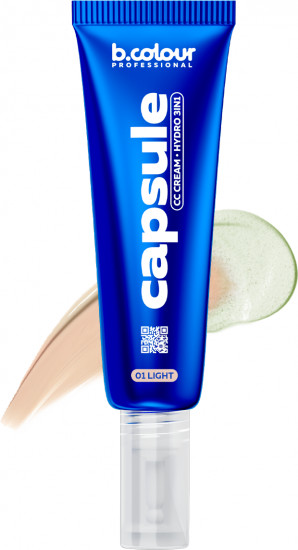 СС крем для лица увлажняющий 3 в 1, оттенок 01 Light