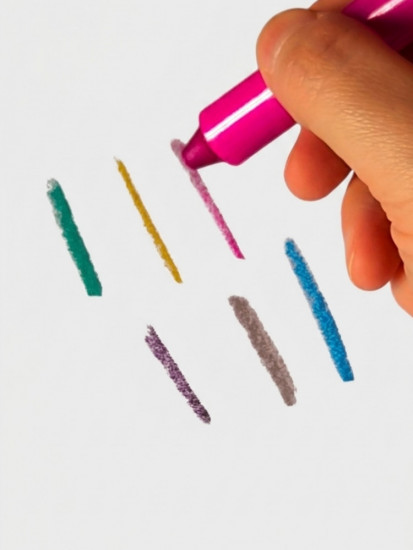 Аквагрим металлик реңкімен