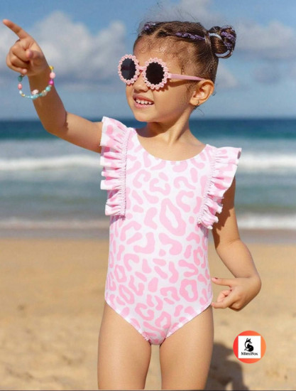 Слитный купальник детский для бассейна и пляжа