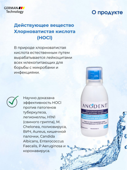 Ополаскиватель для полости рта антимикробный