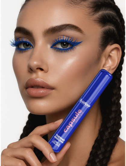 Термотушь для ресниц удлиняющая «Thermo Mascara Long&Volume», оттенок 08 Electric blue