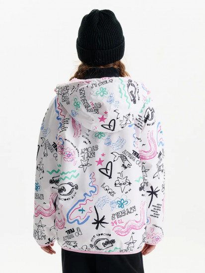 Двусторонняя демисезонная куртка для девочки