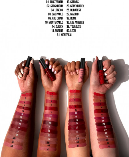 Помада для губ матовая «Soft Matte Lip Cream», тон 38 Toulouse