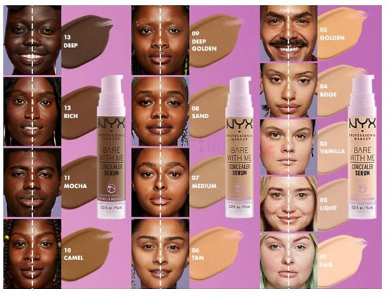 Сыворотка-консилер для лица и тела «Bare With Me», оттенок 02 Light