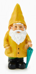Садовая фигура из полистоуна «Гном в дождевике» - Фото 3