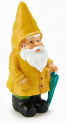 Садовая фигура из полистоуна «Гном в дождевике» - Фото 4