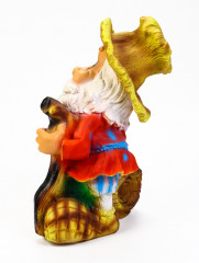 Садовая фигура из полистоуна «Гном - лесовик» - Фото 4