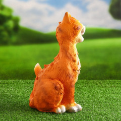 Садовая фигура из полистоуна «Забавный рыжий кот» - Фото 5