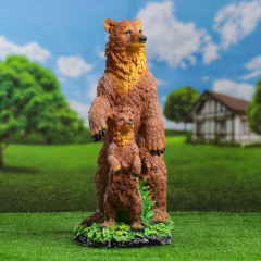 Садовая фигура из полистоуна «Медведи» - Фото 4