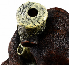 Садовая фигура из полистоуна «Медведь «Давай дружить!«» - Фото 6