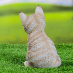 Садовая фигура из полистоуна «Полосатый Котёнок» - Фото 8