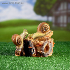 Садовая фигура-кормушка из полистоуна «Улитки» - Фото 1